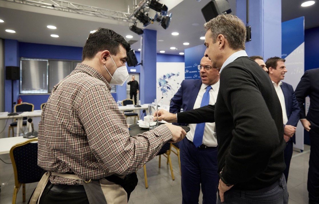 Κυριάκος Μητσοτάκης ΝΔ σύσκεψη