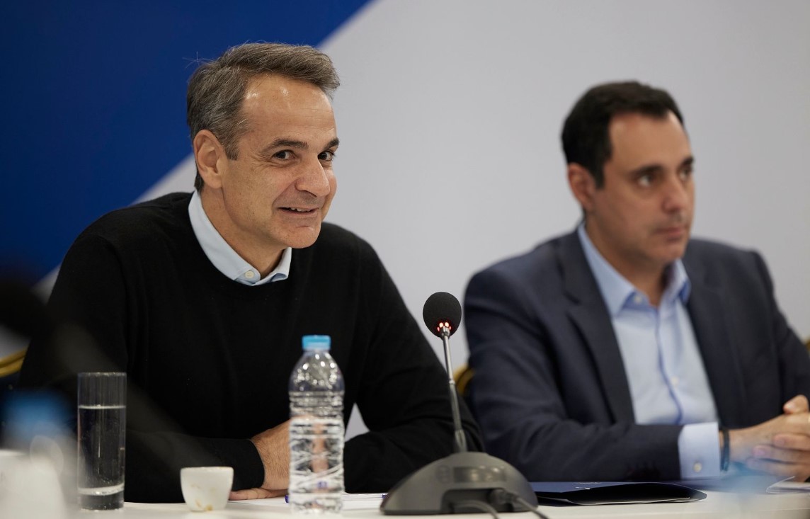 Κυριάκος Μητσοτάκης ΝΔ σύσκεψη