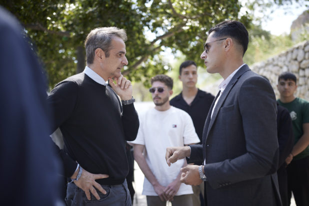 ΕΠΙΣΚΕΨΗ ΤΟΥ ΠΡΩΘΥΠΟΥΡΓΟΥ ΚΥΡΙΑΚΟΥ ΜΗΤΣΟΤΑΚΗ ΣΤΗΝ ΤΗΛΟ