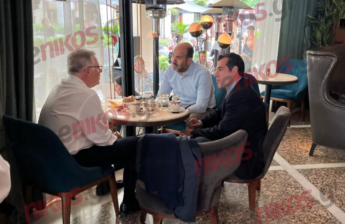 Προεκλογικός καφές Μουρούτη με “Σαμαρικούς”