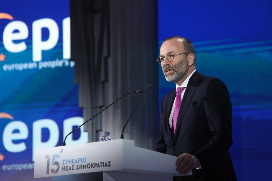 Βέμπερ σε  Μητσοτάκη: Πάντα στεκόσουν απέναντι στον Ερντογάν για να προστατεύσεις τα σύνορα της Ευρώπης