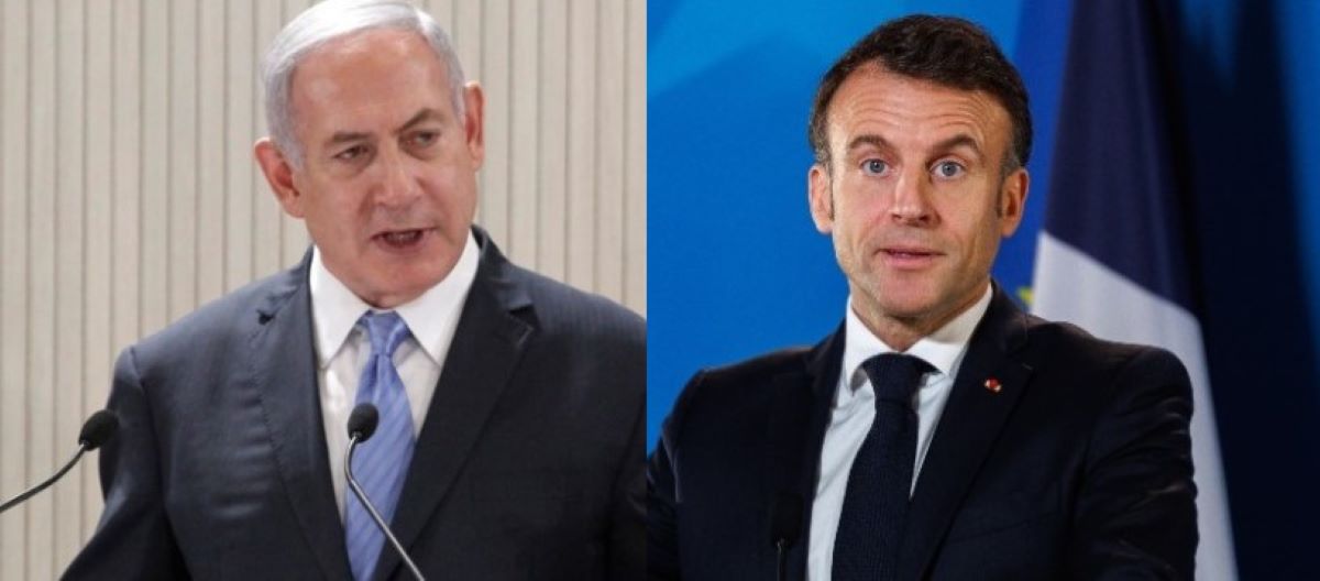 Μπενιαμίν Νετανιάχου Εμανουέλ Μακρόν
