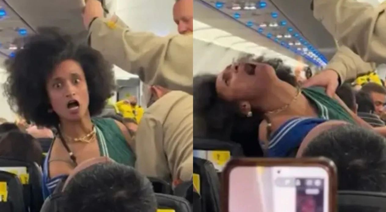 Βίντεο: Χαμός σε πτήση – «Συναγωνίστηκε την ερμηνεία του Τζιμ Κάρεϊ στο “The Mask”»