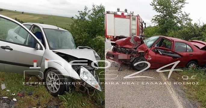 Σέρρες: Τραγωδία με έναν νεκρό σε μετωπική σύγκρουση αυτοκινήτων