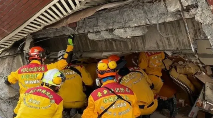 Ταϊβάν σεισμός διασώστες