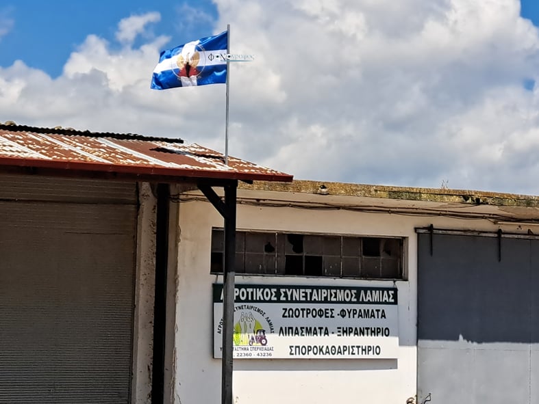 Σάλος στην Σπερχειάδα: Ύψωσαν σημαία της Χούντας στον Αγροτικό Συνεταιρισμό – ΒΙΝΤΕΟ