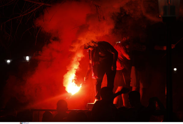 πανηγυρισμοί Ολυμπιακός