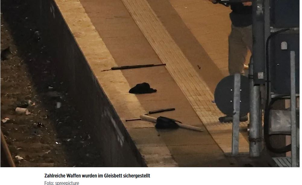 Συμπλοκή οπαδών στο Βερολίνο με ρόπαλα και γκλομπ