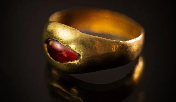 ο εξαιρετικό χρυσό δαχτυλίδι που βρέθηκε στην Ιερουσαλήμ.