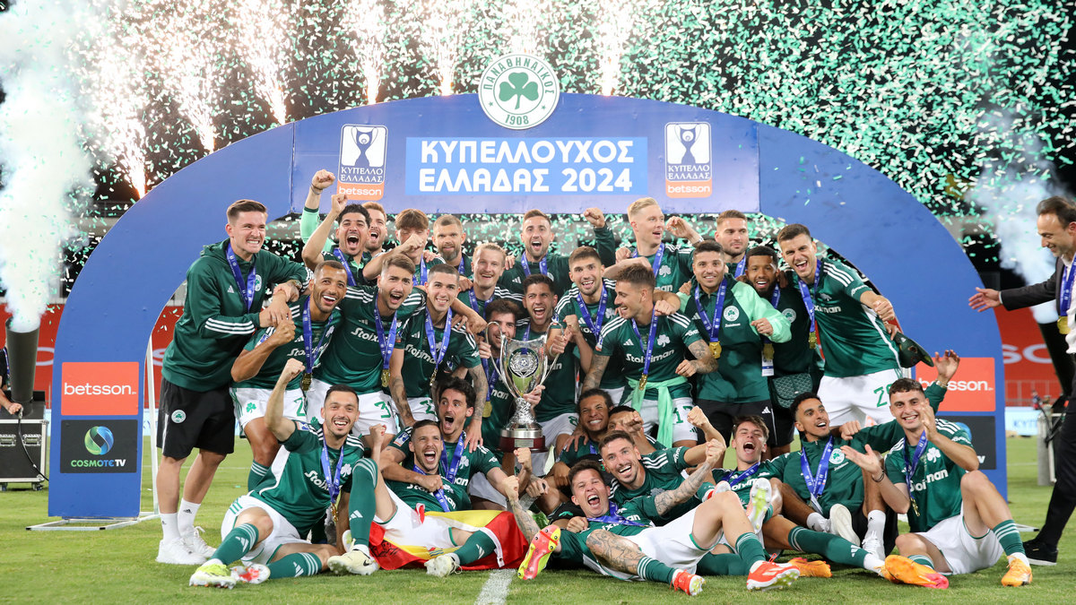 Κύπελλο Ελλάδας: Ο Παναθηναϊκός σήκωσε το τρόπαιο για 20η φορά στην ιστορία του – Δείτε την απονομή