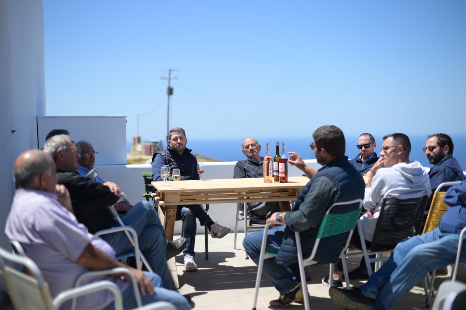 Ανδρουλάκης: Από τη Σέριφο ξεκίνησε το πρόγραμμα των περιοδειών του