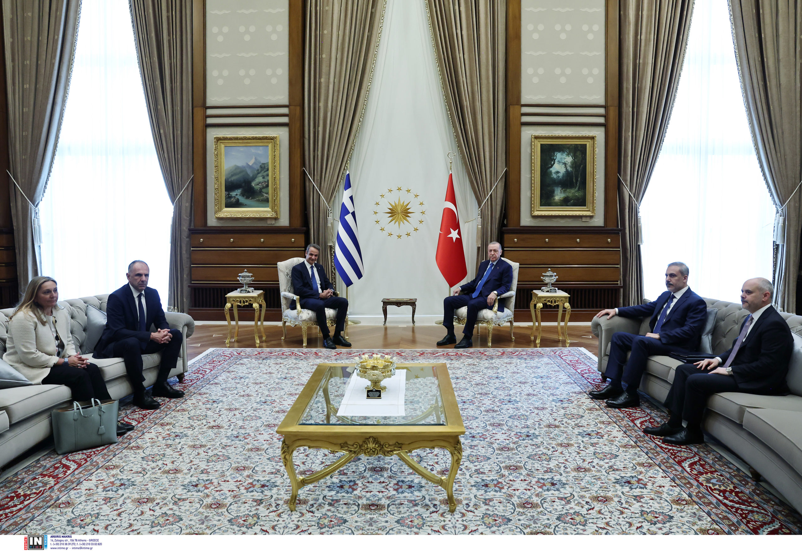 Μητσοτάκης Ερντογάν Άγκυρα