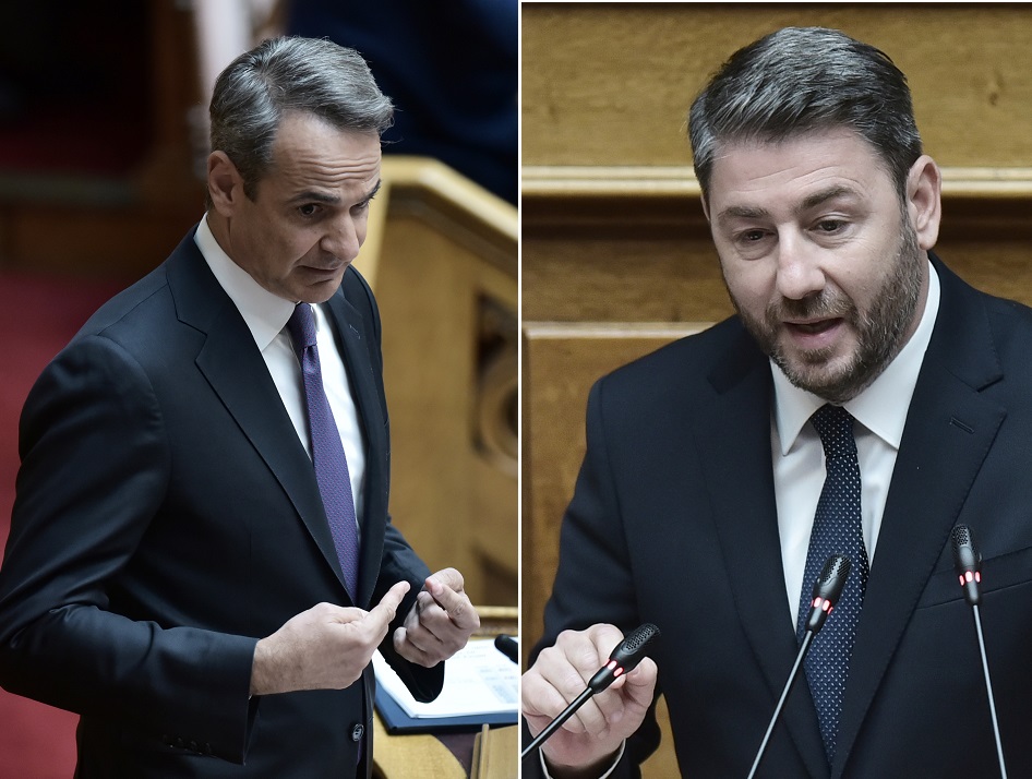 Μητσοτάκης σε Ανδρουλάκη: «Αν έπρεπε να σχεδιάσω ένα παπούτσι για το ΠΑΣΟΚ, ο ήλιος αντί για πράσινος θα ήταν ροζ»