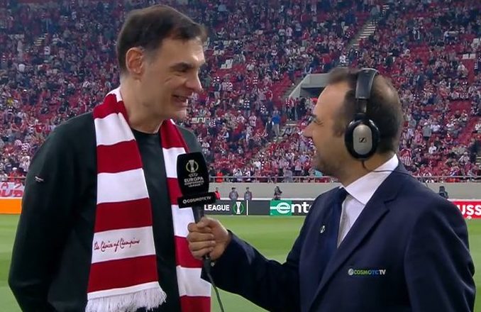 Ολυμπιακός – Άστον Βίλα: Αποθέωση για τον Γιώργο Μπαρτζώκα στο «Γ. Καραϊσκάκης» – Βίντεο