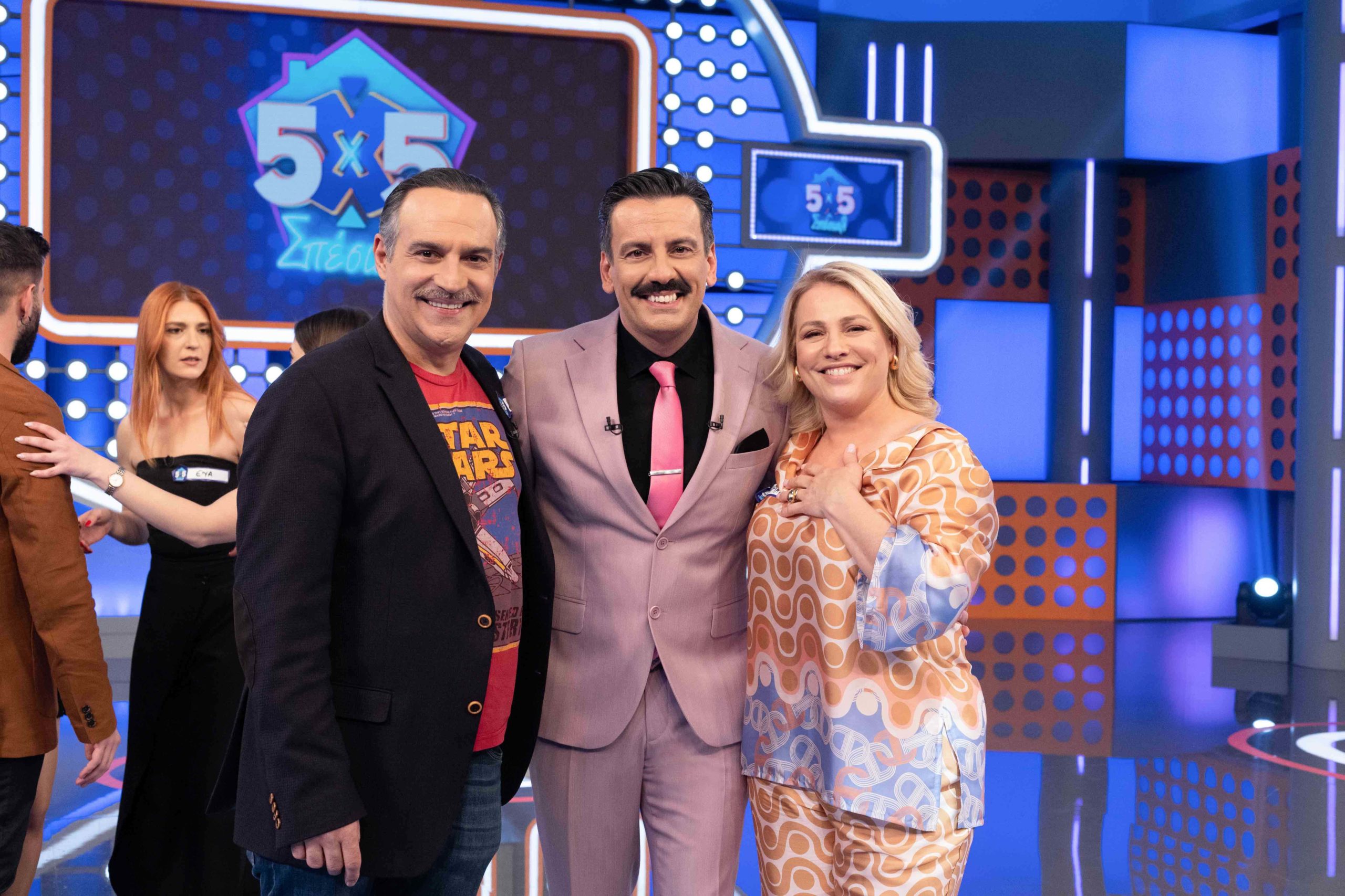 «5X5» ΣΠΕΣΙΑΛ: Ο Θάνος Κιούσης υποδέχεται την Μαριάννα Τουμασάτου και τον Κρατερό Κατσούλη