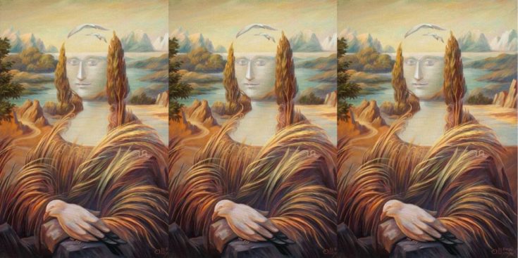 Τεστ προσωπικότητας, οπτική ψευδαίσθηση, Μόνα Λίζα