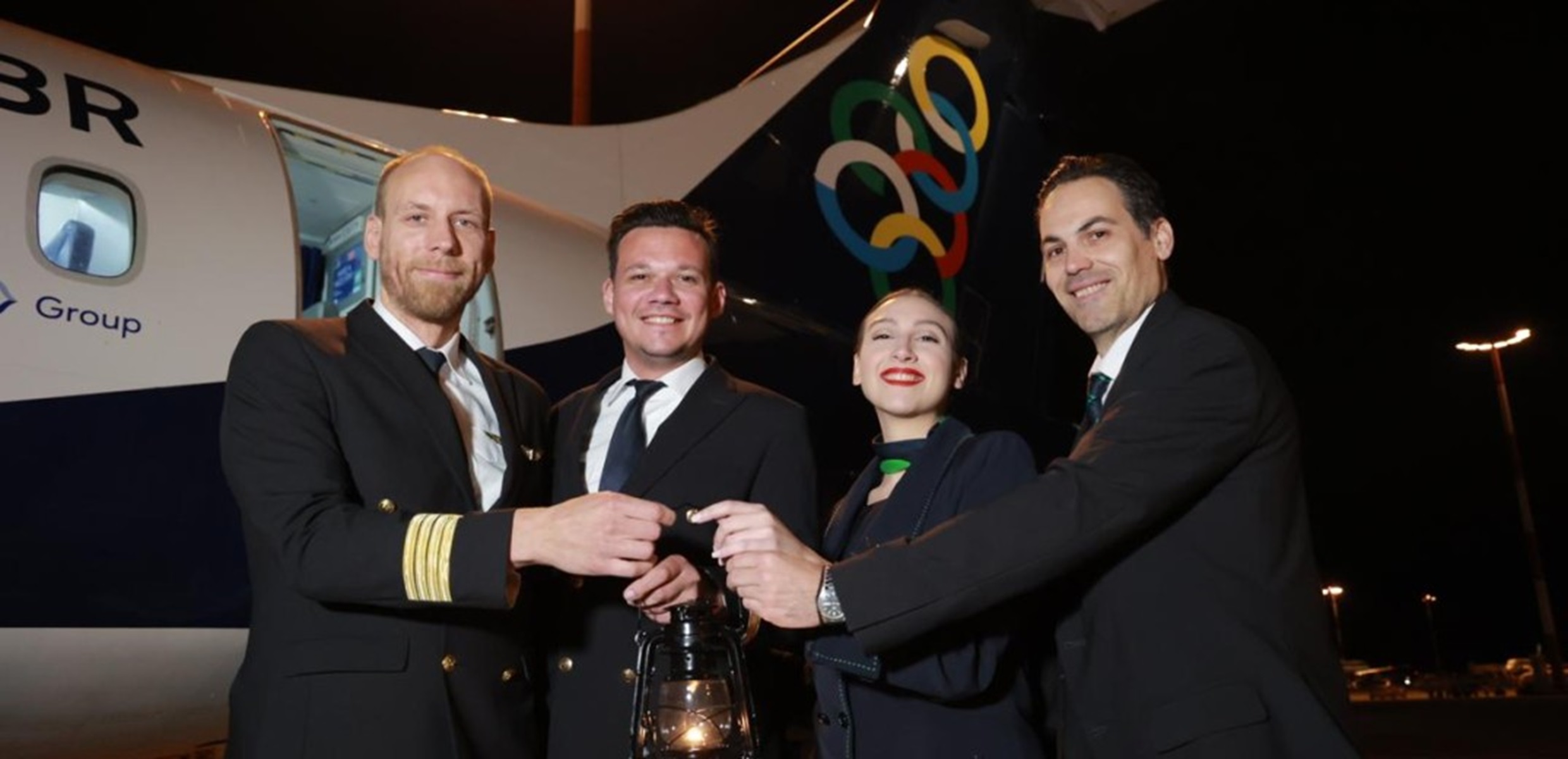 Η AEGEAN και η Olympic Air μετέφεραν το Άγιο Φως στην ελληνική επικράτεια