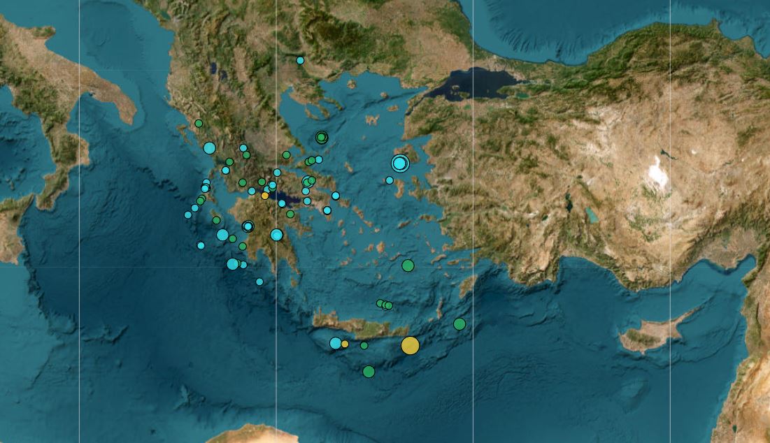 Σεισμός 4 Ρίχτερ στα ανοιχτά του Λασιθίου