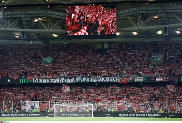 Ολυμπιακός - Φιορεντίνα: Οι φάσεις του α' ημιχρόνου του τελικού Conference League