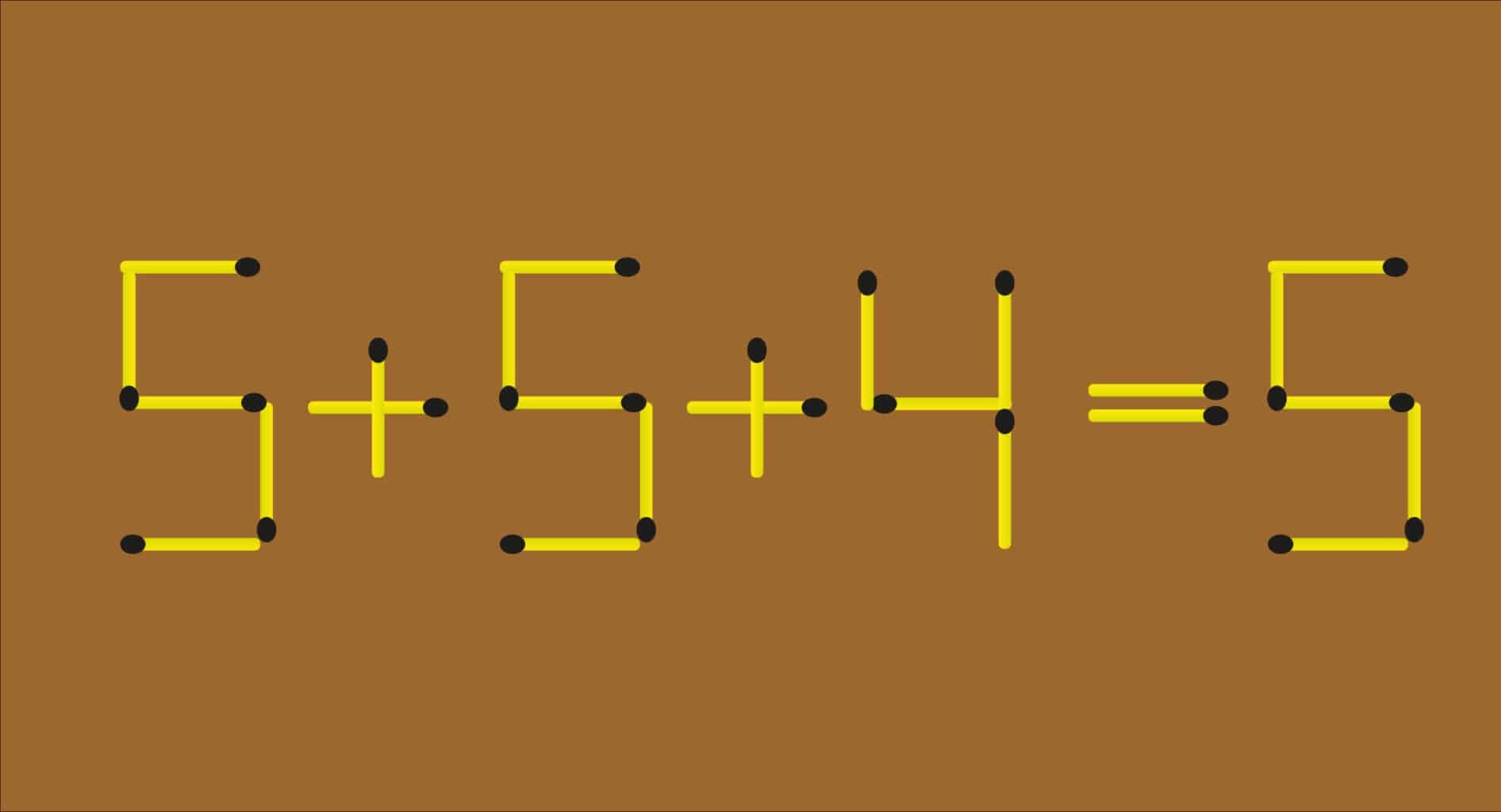 Τεστ IQ μόνο για ιδιοφυΐες: Μετακινήστε 1 σπίρτο για να είναι σωστή η ισότητα – Έχετε 20 δευτερόλεπτα