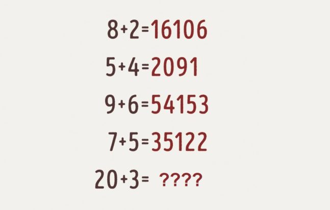 Τεστ IQ μαθηματικό παζλ