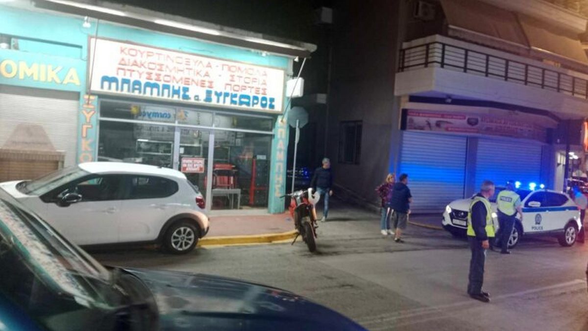 Καλαμάτα: Σοβαρό τροχαίο στην Οδό Αθηνών – Μηχανή εξετράπη της πορείας της – Ένας τραυματίας