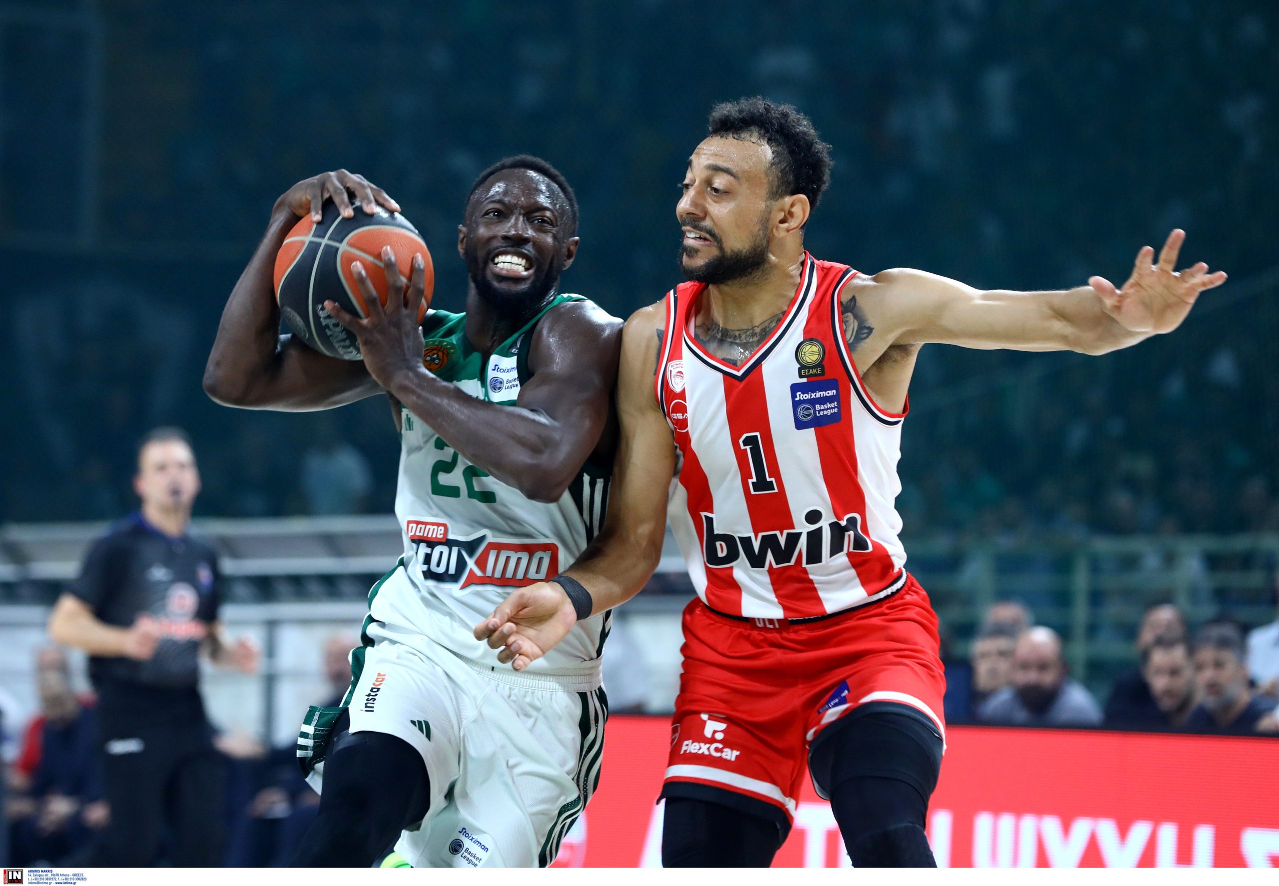 Παναθηναϊκός – Ολυμπιακός 84-89: Τον «προσγείωσαν» και πήραν προβάδισμα τίτλου οι «ερυθρόλευκοι»