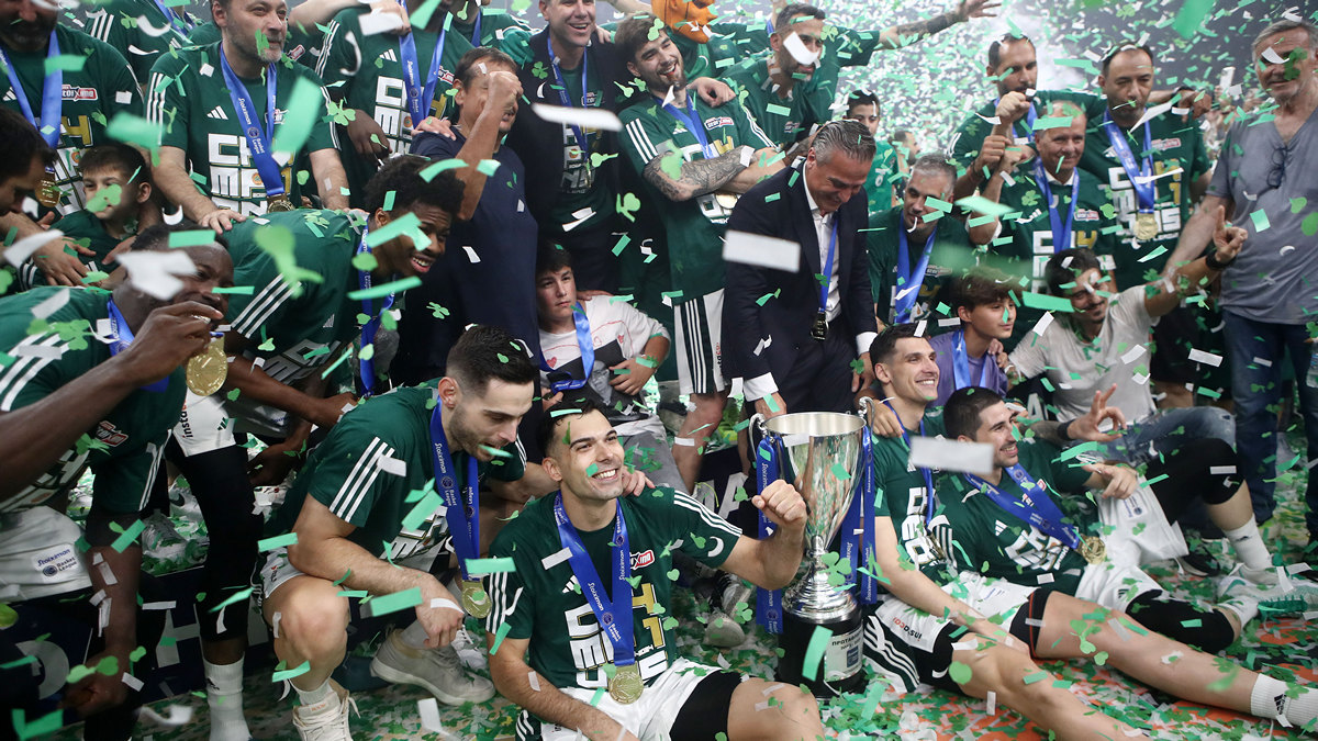 Παναθηναϊκός: «Σείστηκε» το ΟΑΚΑ στην απονομή του πρωταθλήματος – ΒΙΝΤΕΟ