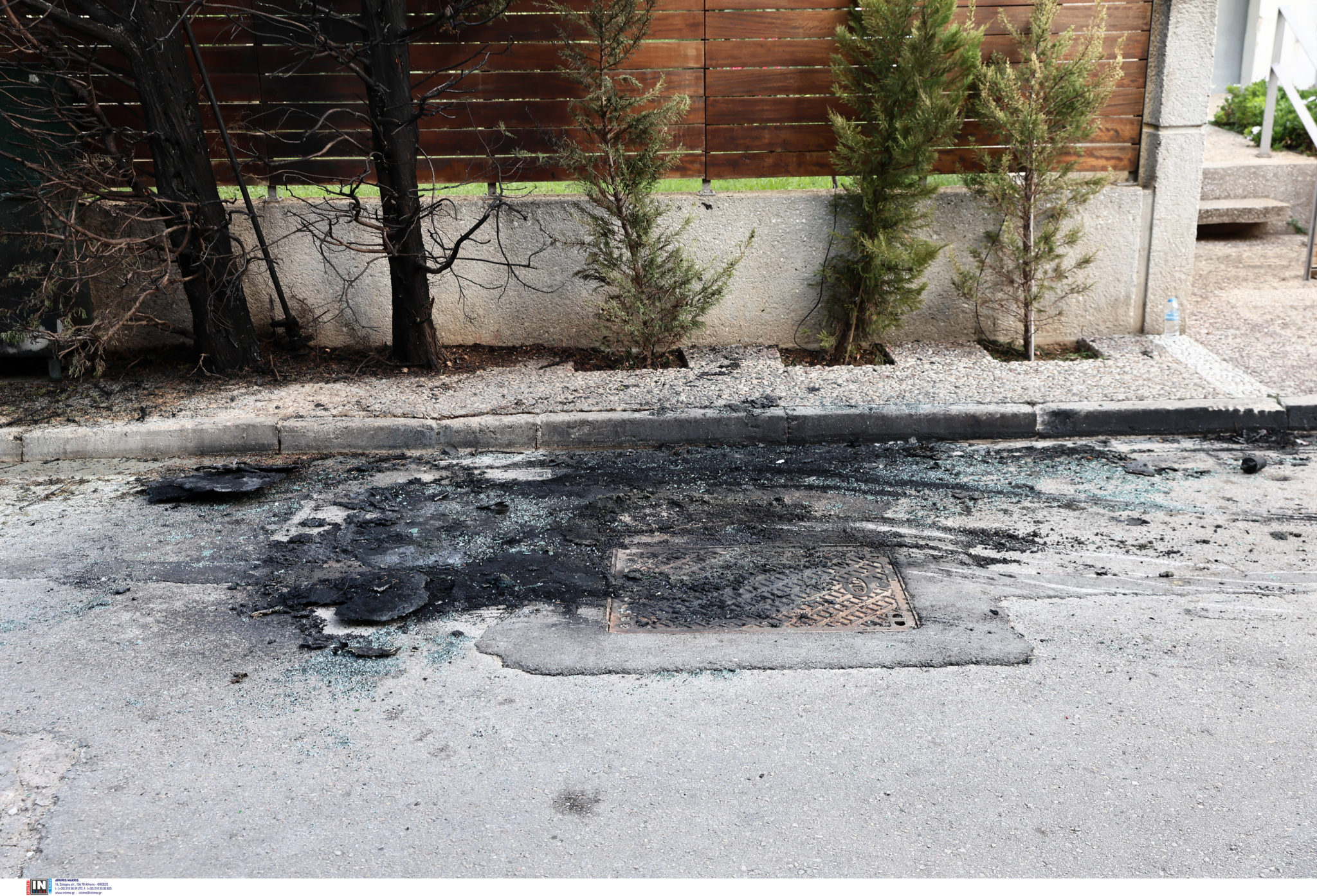 μολότοφ έξω από το σπίτι της Προέδρου του Αρείου Πάγου