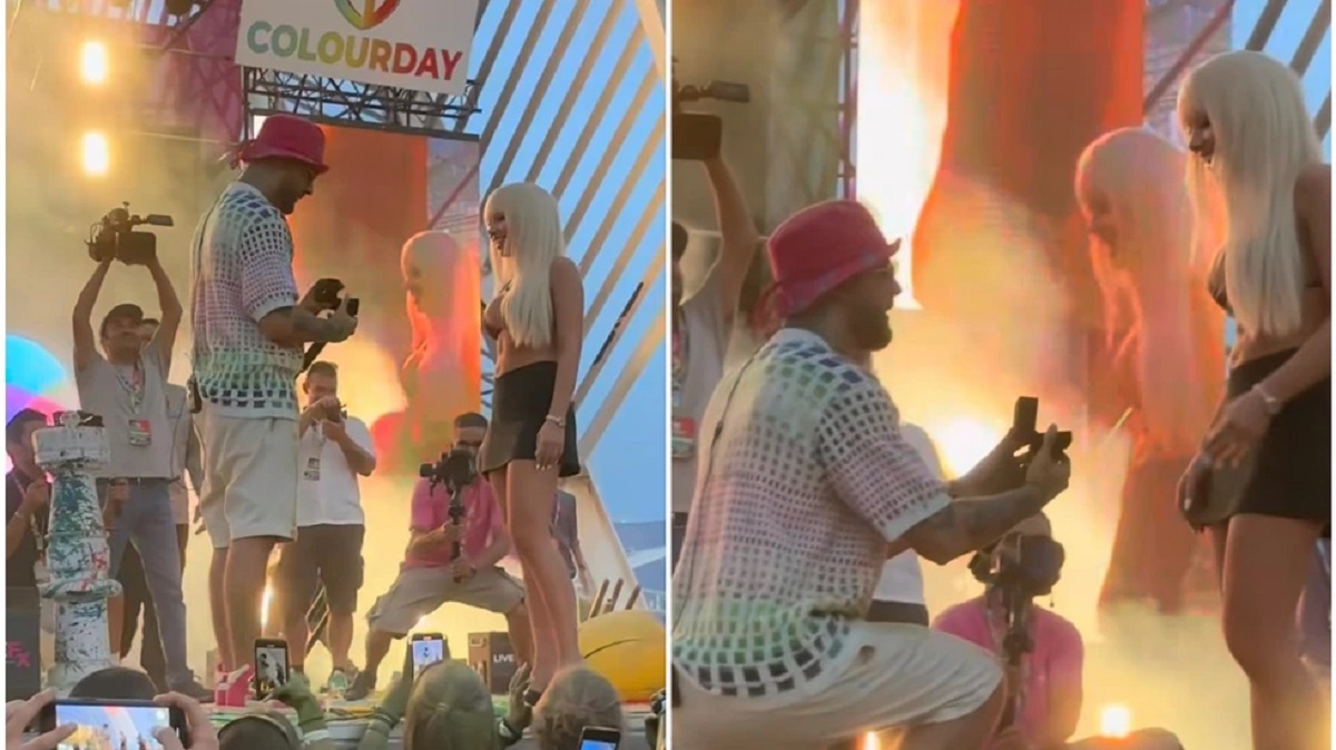 Ο ράπερ FY έκανε πρόταση γάμου στη σύντροφό του από τη σκηνή του ΟΑΚΑ – ΒΙΝΤΕΟ