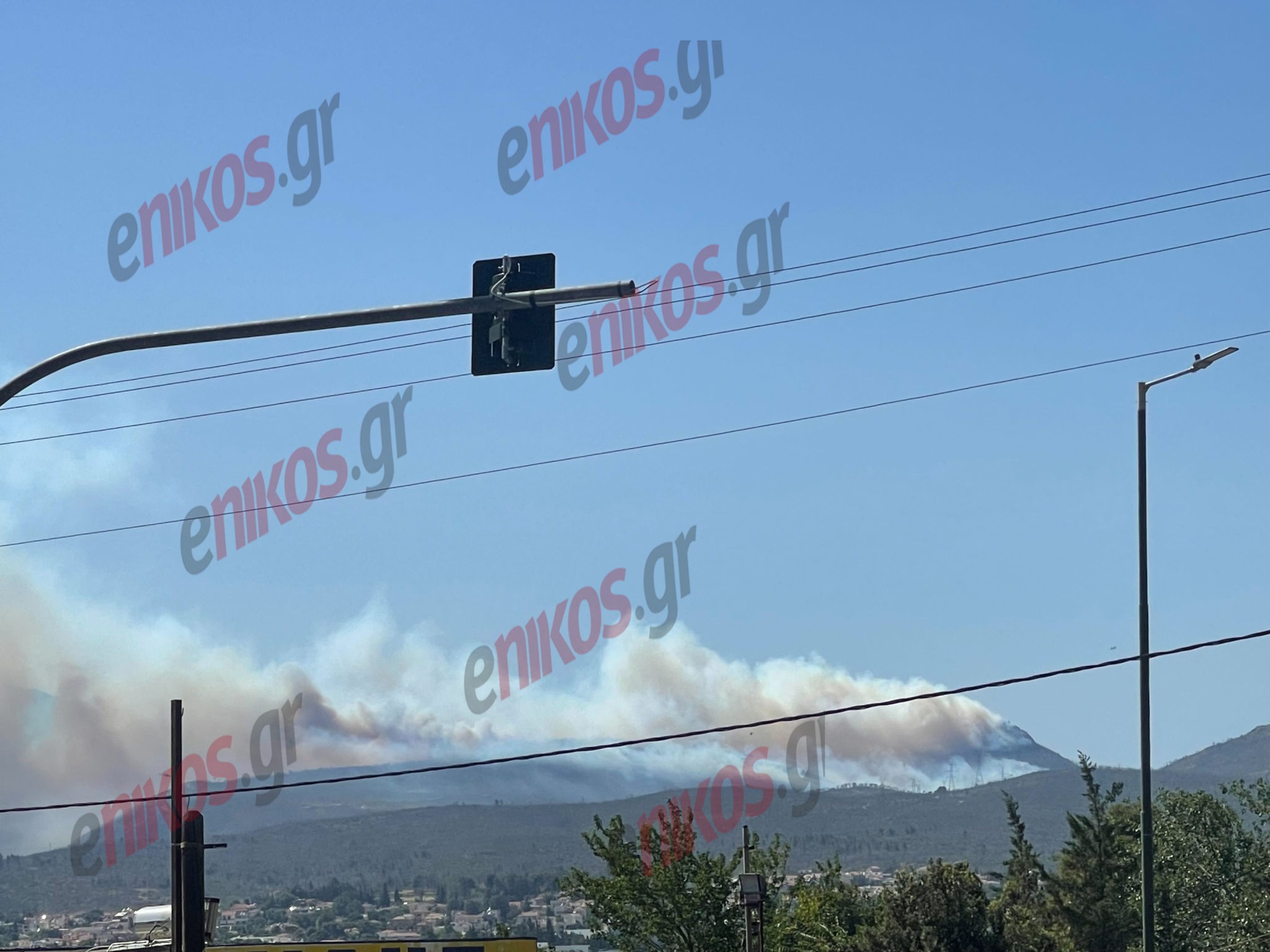 φωτιά στην Πάρνηθα