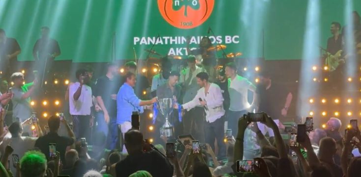 γλέντι του Παναθηναικού με τον Κωνσταντίνο Αργυρό