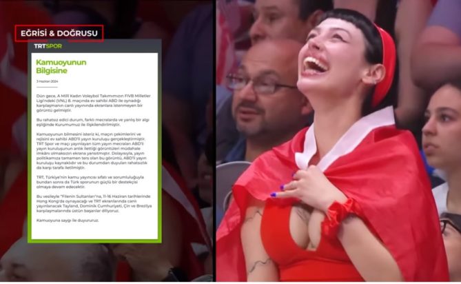 Τουρκία: Σάλος με το ντεκολτέ φιλάθλου