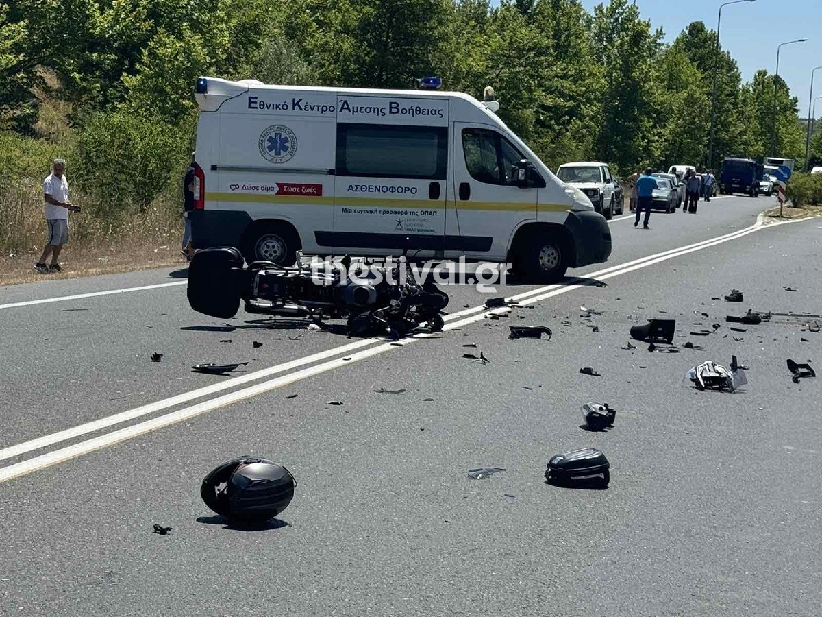 Πέλλα: Τραγική κατάληξη για τον 53χρονο μοτοσικλετιστή που τραυματίστηκε βαριά σε τροχαίο