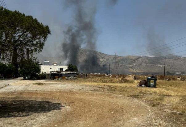 φωτιά στον Ασπρόπυργο