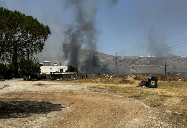 φωτιά στον Ασπρόπυργο