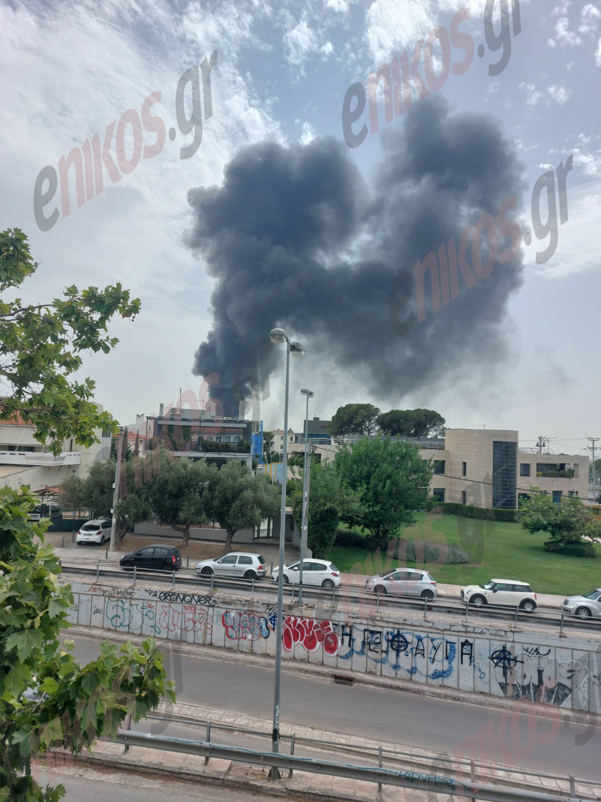 Κηφισιά φωτιά έκρηξη εργοστάσιο