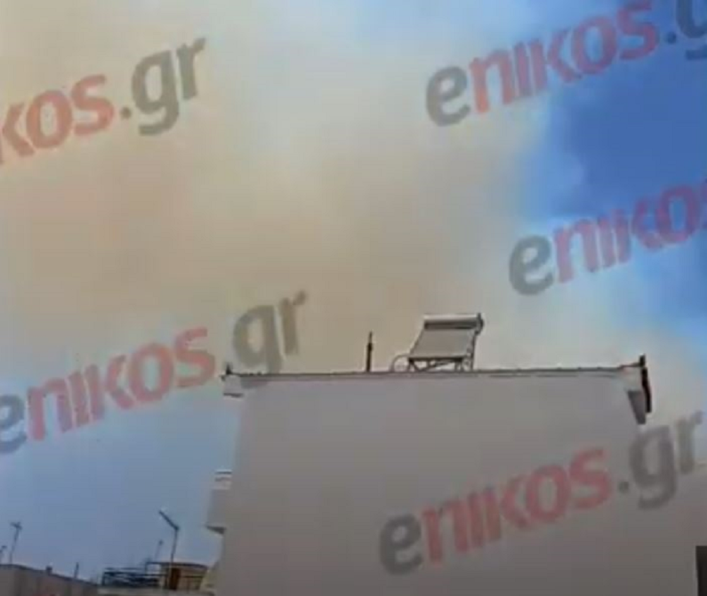 Έτσι φαίνεται η φωτιά στην Πάρνηθα από την Νέα Ιωνία – Βίντεο αναγνώστη