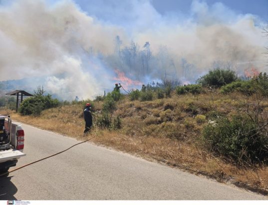 φωτιά στην Πάρνηθα