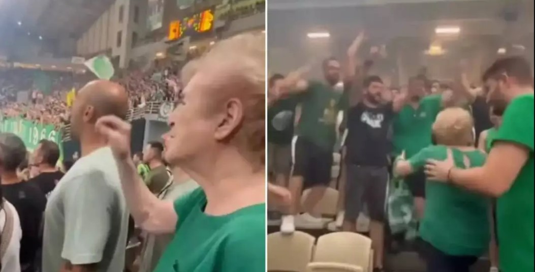 Παναθηναϊκός: «”Σταύρωνα” τα παλικάρια μας κάθε φορά που ετοιμάζονταν να βάλουν καλάθι» – Η viral γιαγιά που ξεμάτιαζε τους παίκτες