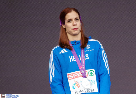 Κατερίνα Στεφανίδη απονομή αργυρού μεταλλίου