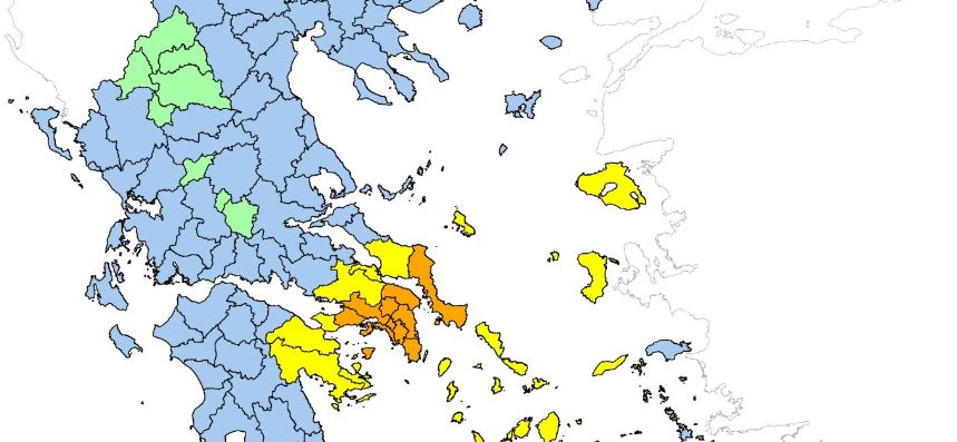 Πολύ υψηλός κίνδυνος πυρκαγιάς αύριο (18/6) σε Αττική και Εύβοια – Δείτε τον χάρτη
