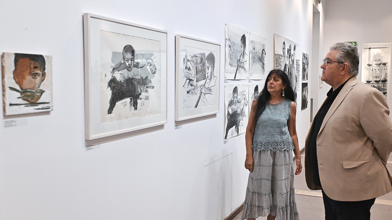 Κουτσούμπας: Επισκέφθηκε την έκθεση ζωγραφικής και χαρακτικής της Εύας Μελά