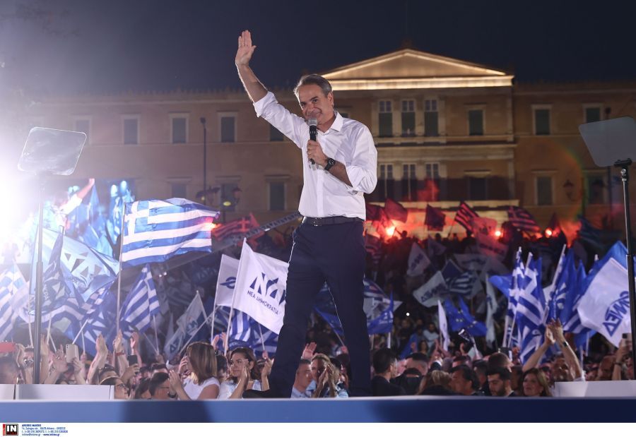 Μητσοτάκης: «Το διακύβευμα είναι αν θα πάμε μπροστά ή αν θα γυρίσουμε πίσω και η απάντηση θα δοθεί στην κάλπη»