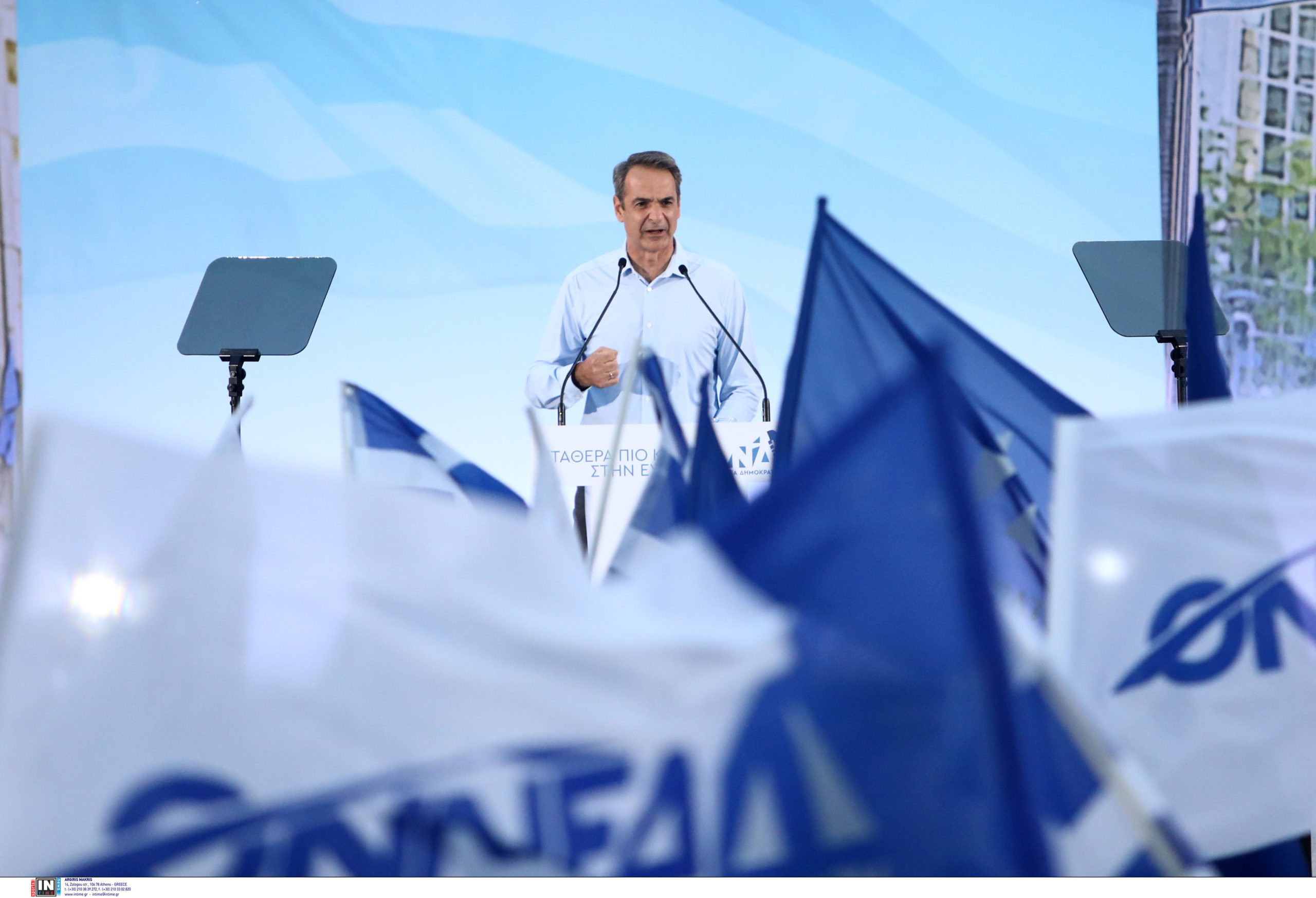 LIVE η κεντρική ομιλία του Κυριάκου Μητσοτάκη στο Σύνταγμα