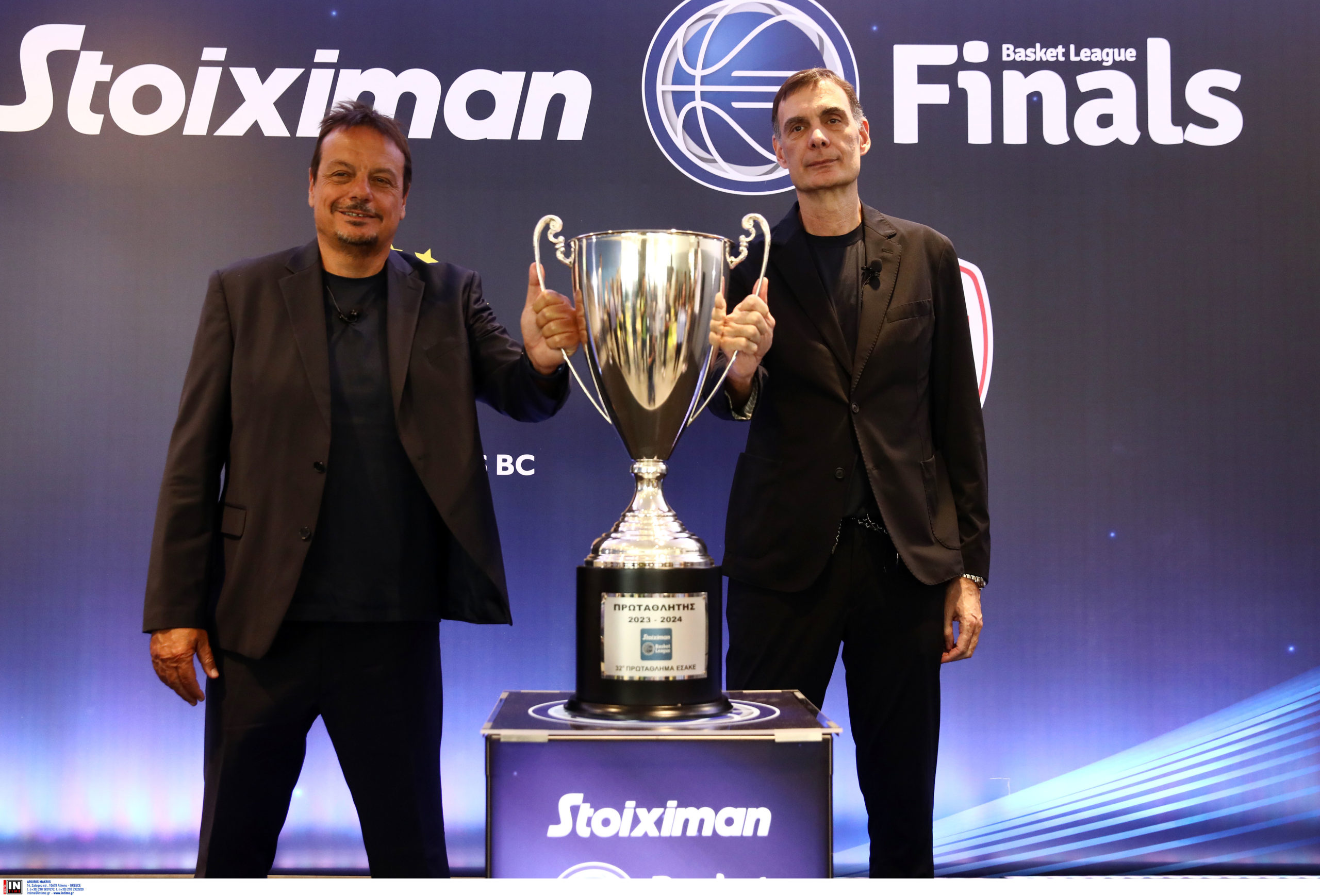 Basket League – Παναθηναϊκός-Ολυμπιακός: Αταμάν και Μπαρτζώκας φωτογραφήθηκαν με πράσινα και κόκκινα γυαλιά