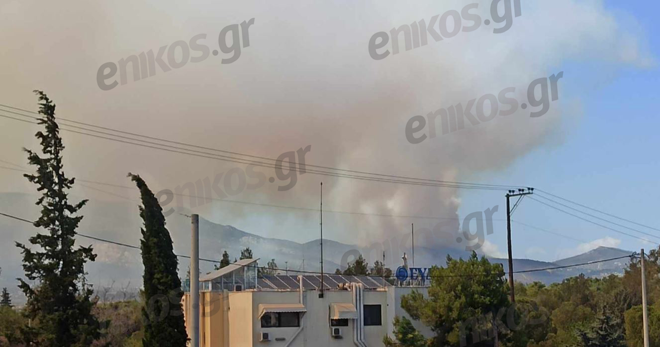 Φωτιά στην Πάρνηθα – Μήνυμα του 112