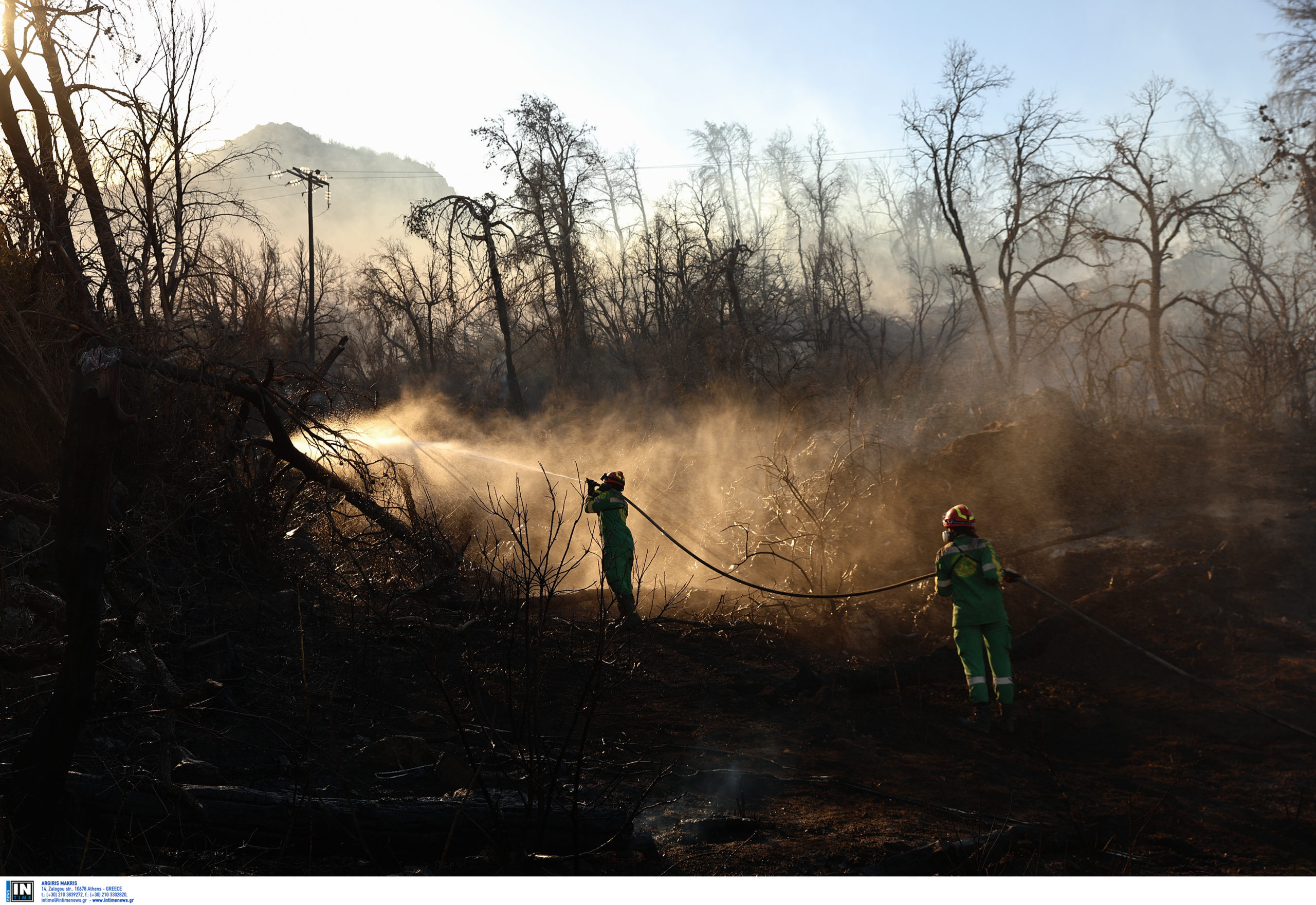 Αττική: Σε 5.551 στρέμματα οι καμένες εκτάσεις από τις πυρκαγιές σε Πάρνηθα, Σταμάτα και Κερατέα