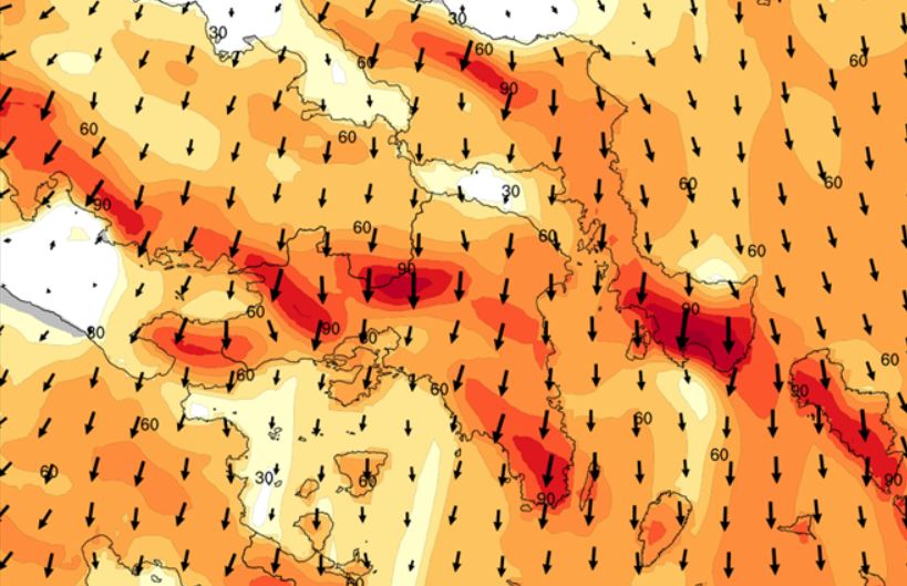 Συναγερμός για ισχυρούς ανέμους και κίνδυνο πυρκαγιών – Επιδεινώνονται οι πυρομετεωρολογικές συνθήκες το Σαββατοκύριακο, οι περιοχές «στο κόκκινο»