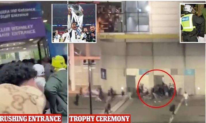 Νύχτα χάους στο Γουέμπλεϊ: Η ιστορική νίκη της Ρεάλ Μαδρίτης στο Champions League επισκιάζεται από τουλάχιστον 53 συλλήψεις